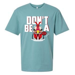 Dont Be A Cock Sucker Rooster Lollipop Funny Fathers Day Sueded Cloud Jersey T-Shirt