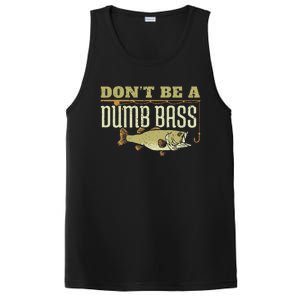 DonT Be A Dumb Bass Fishing Googan Pun Gift PosiCharge Competitor Tank