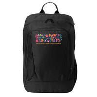 Dont Be Afraid to Bloom a Little Differently Flowers Autism City Backpack