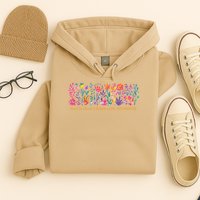 Dont Be Afraid to Bloom a Little Differently Flowers Autism Hoodie
