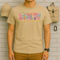 Dont Be Afraid to Bloom a Little Differently Flowers Autism T-Shirt