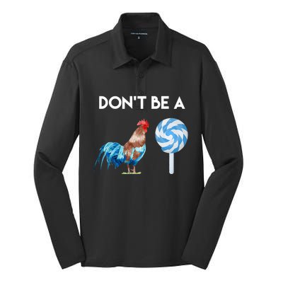 DonT Be A Cock Or A Sucker Silk Touch Performance Long Sleeve Polo