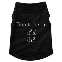 DonT Be A Jerk Mathematician Doggie Tank