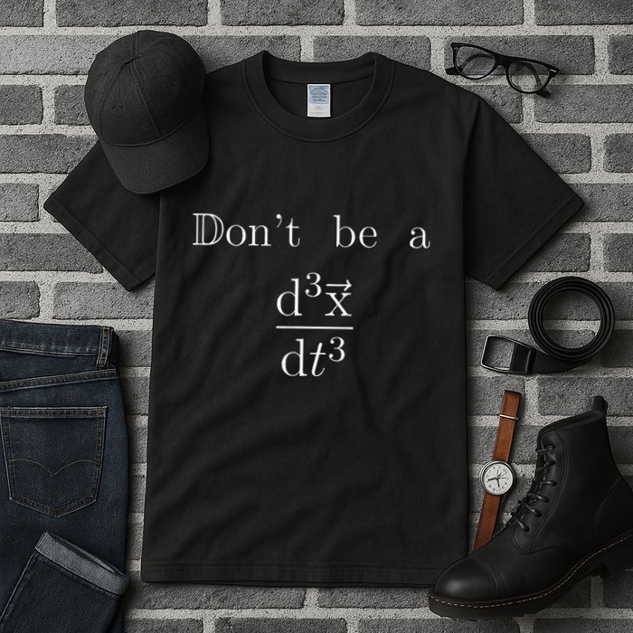DonT Be A Jerk Mathematician Tall T-Shirt