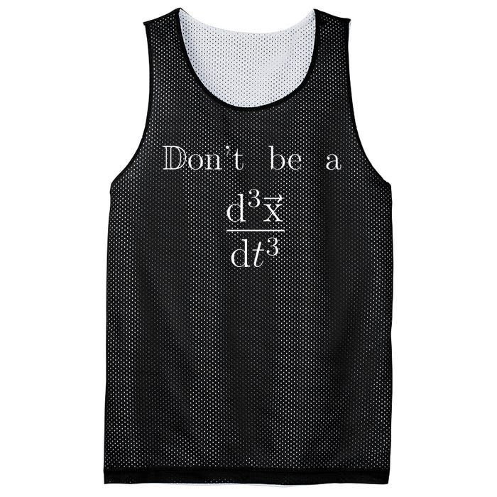 DonT Be A Jerk Mathematician Mesh Reversible Basketball Jersey Tank