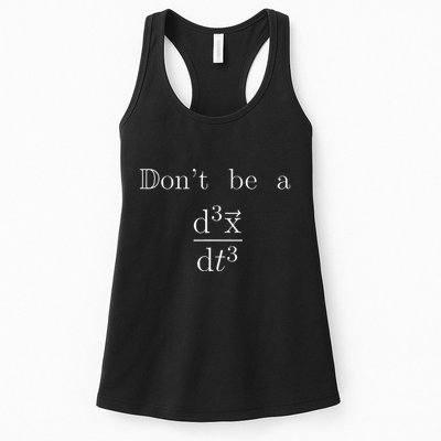 DonT Be A Jerk Mathematician Womens Tank Top