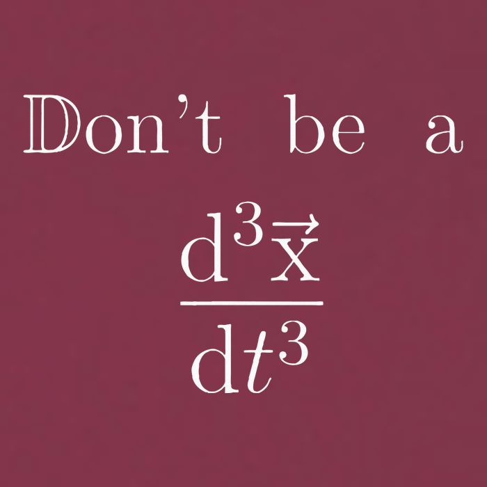 DonT Be A Jerk Mathematician 16oz Travel Tumbler