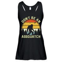 DonT Be An Sasquatch . Funny Sasquatch Ladies Essential Flowy Tank