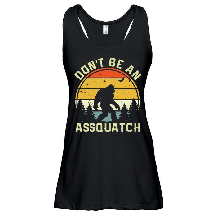 DonT Be An Sasquatch . Funny Sasquatch Ladies Essential Flowy Tank