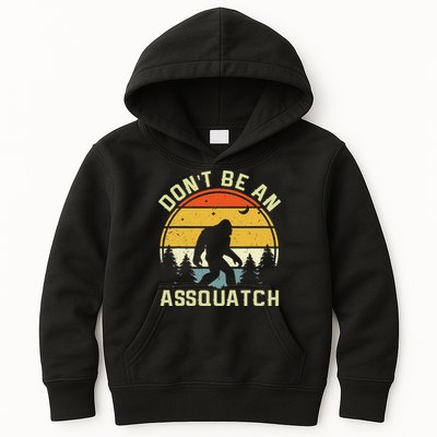 DonT Be An Sasquatch . Funny Sasquatch Kids Hoodie