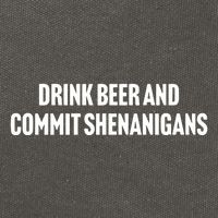 Drink Beer And Commit Shenanigans Cotton Canvas Backpack