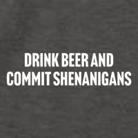 Drink Beer And Commit Shenanigans Vector Backpack