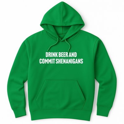 Drink Beer And Commit Shenanigans Hoodie