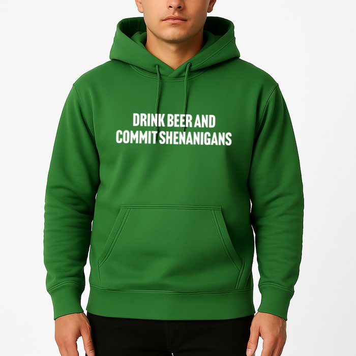 Drink Beer And Commit Shenanigans Hoodie