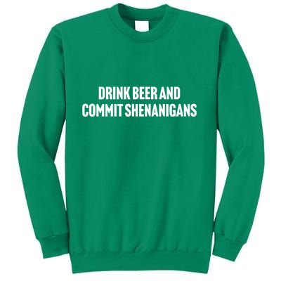 Drink Beer And Commit Shenanigans Sweatshirt