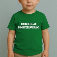 Drink Beer And Commit Shenanigans Toddler T-Shirt