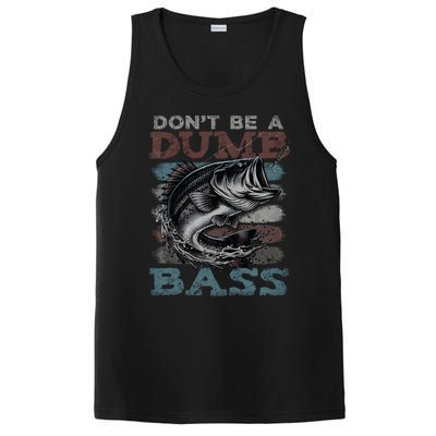 Dont Be A Dumb Bass Funny Bass Fishing Dad Jokes PosiCharge Competitor Tank