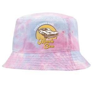 Drive Bars And Muscle Cars Tie-Dyed Bucket Hat