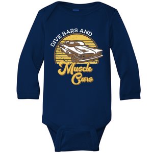 Drive Bars And Muscle Cars Baby Long Sleeve Bodysuit