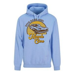 Drive Bars And Muscle Cars Unisex Surf Hoodie