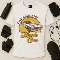 Drive Bars And Muscle Cars Cooling Performance Crew T-Shirt