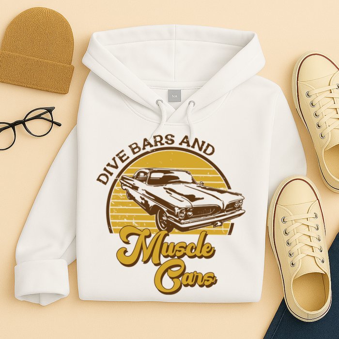 Drive Bars And Muscle Cars Hoodie
