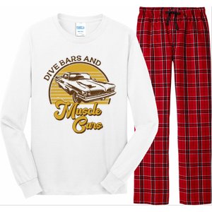 Drive Bars And Muscle Cars Long Sleeve Pajama Set