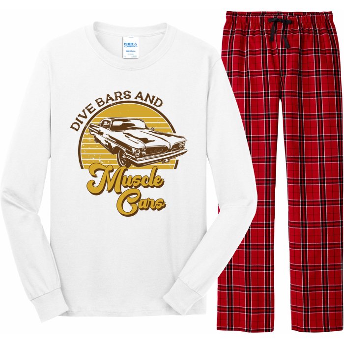 Drive Bars And Muscle Cars Long Sleeve Pajama Set