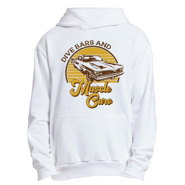 Drive Bars And Muscle Cars Urban Pullover Hoodie