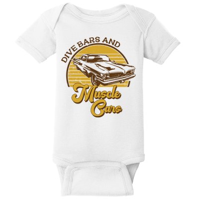 Drive Bars And Muscle Cars Baby Bodysuit