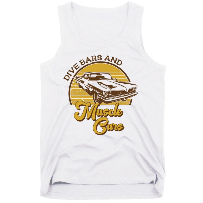 Drive Bars And Muscle Cars Tank Top