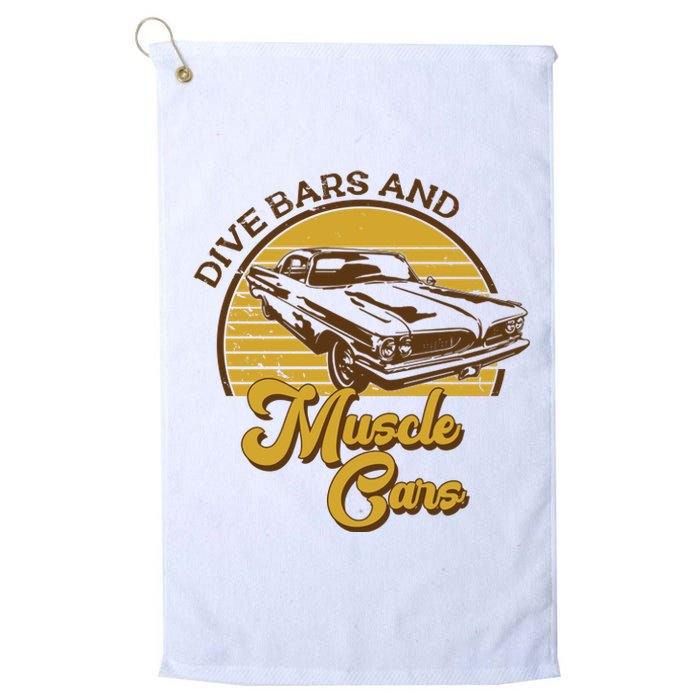 Drive Bars And Muscle Cars Platinum Collection Golf Towel