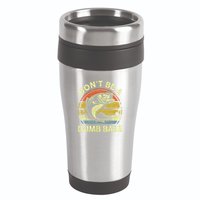 Dont Be A Dumb Bass Fish Dad Funny Fisherman Fishing 16oz Travel Tumbler