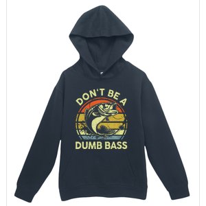 Dont Be A Dumb Bass Fish Dad Funny Fisherman Fishing Urban Pullover Hoodie