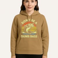 Dont Be A Dumb Bass Fish Dad Funny Fisherman Fishing Hoodie