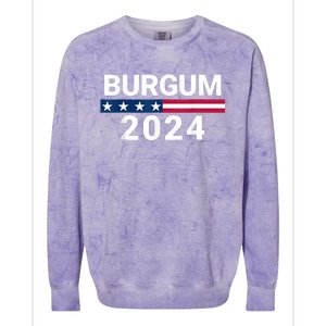 Doug Burgum American Flage 2024 Colorblast Crewneck Sweatshirt