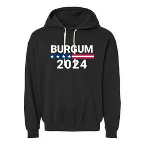 Doug Burgum American Flage 2024 Garment-Dyed Fleece Hoodie