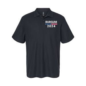 Doug Burgum American Flage 2024 Softstyle Adult Sport Polo