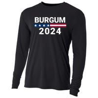 Doug Burgum American Flage 2024 Cooling Performance Long Sleeve Crew