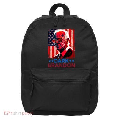 Dark Brandon Biden Saving Funny US Red Eye Biden Political 16 in Basic Backpack