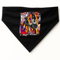 Danger Badass Bitch Never Regret Punk Goth Lady With Dog USA-Made Doggie Bandana