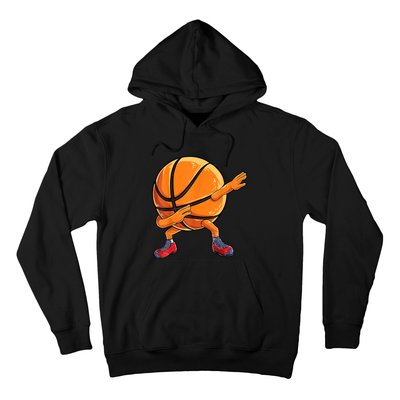 Dabbing Basketball Ball Funny Men Women Sports Player Hoodie