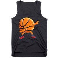 Dabbing Basketball Ball Funny Men Women Sports Player Tank Top