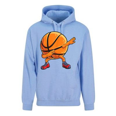 Dabbing Basketball Ball Funny Men Women Sports Player Unisex Surf Hoodie