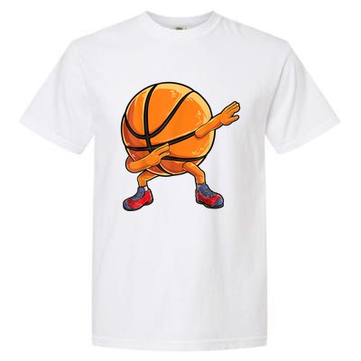 Dabbing Basketball Ball Funny Men Women Sports Player Garment-Dyed Heavyweight T-Shirt