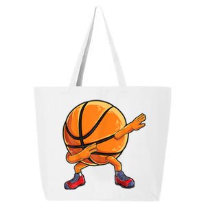 Dabbing Basketball Ball Funny Men Women Sports Player 25L Jumbo Tote