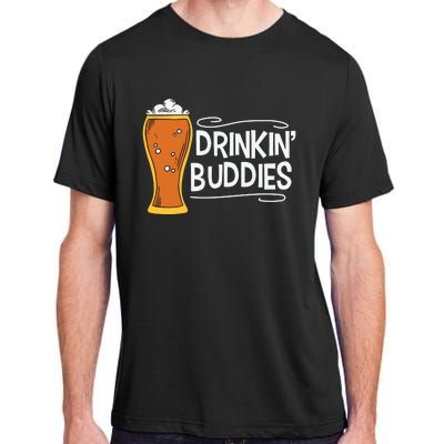 Drinkin Buddies Beer Funny Drinking St Patricks Day Adult ChromaSoft Performance T-Shirt