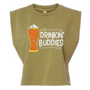 Drinkin Buddies Beer Funny Drinking St Patricks Day Garment-Dyed Women's Muscle Tee