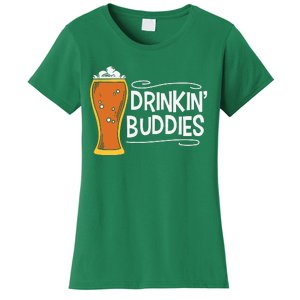 Drinkin Buddies Beer Funny Drinking St Patricks Day Women's T-Shirt