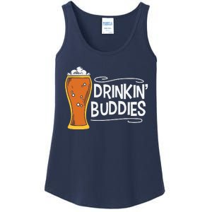 Drinkin Buddies Beer Funny Drinking St Patricks Day Ladies Essential Tank